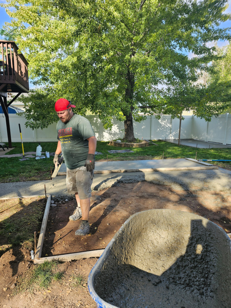 Simple Concrete Patio