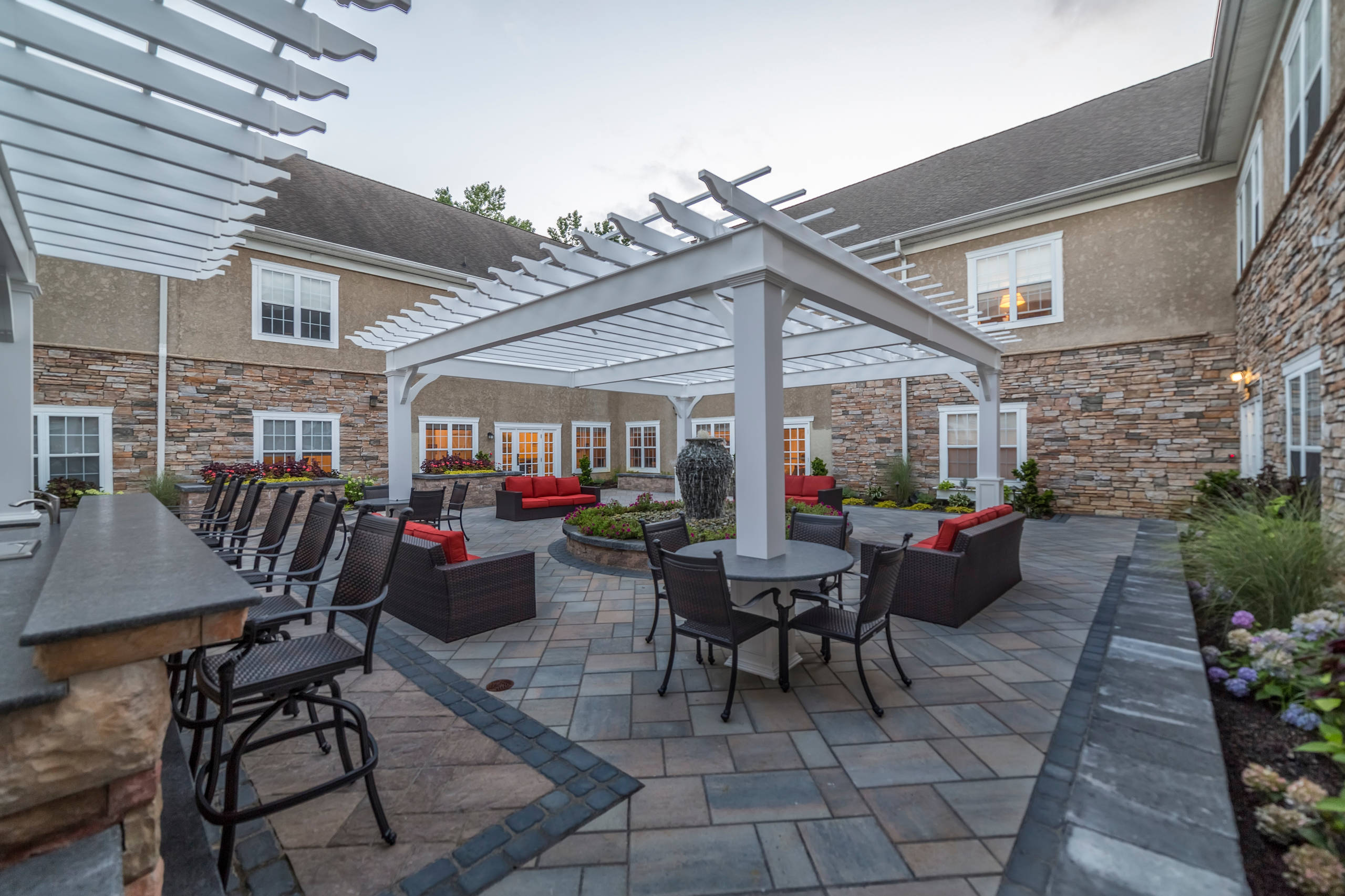 Hamilton NJ Interior Courtyard