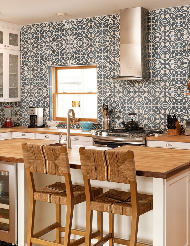 Inspiration for a transitional kitchen remodel in Denver
