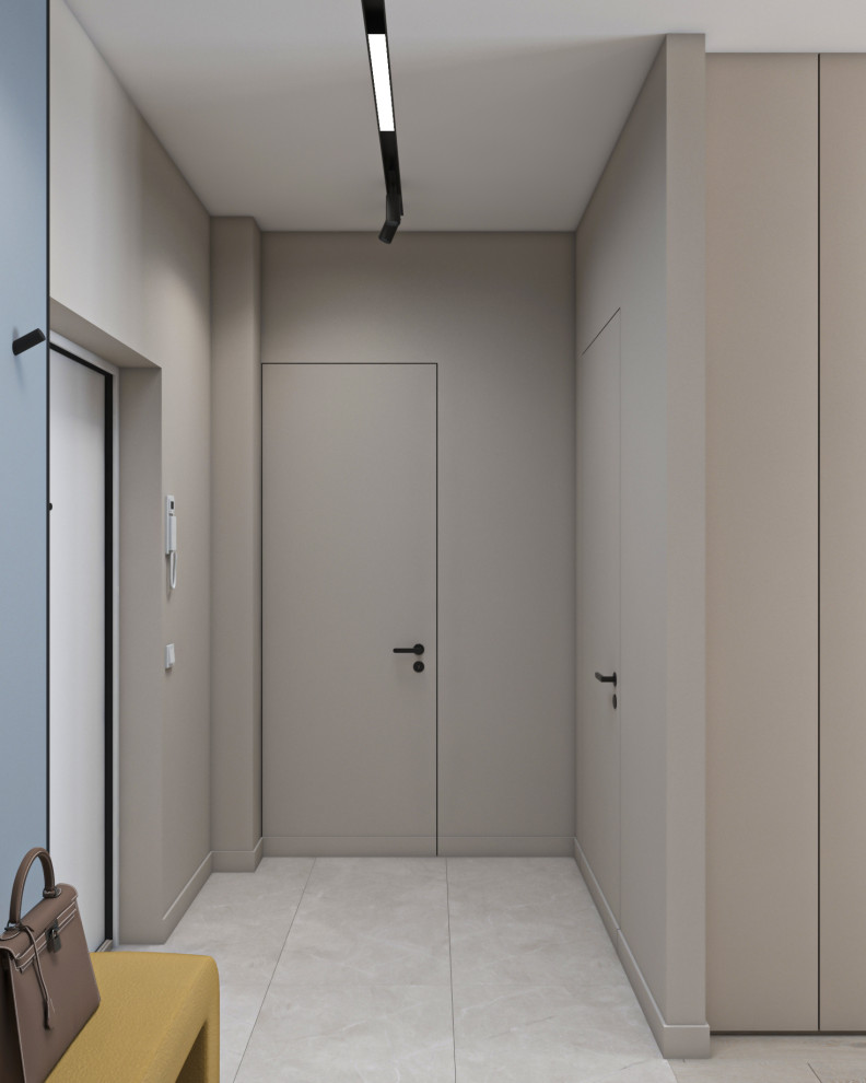 Дизайн двухкомнатной квартиры 65кв.м в центе города для молодой девушки.