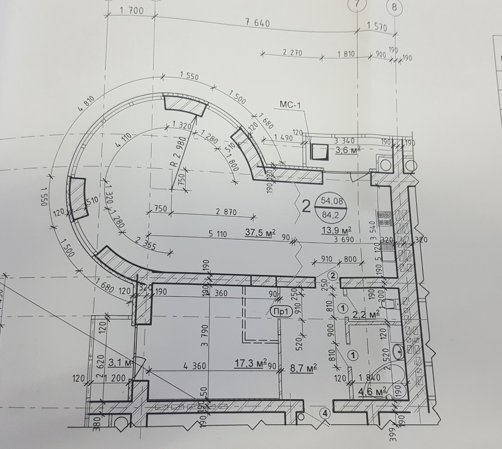 Круглая квартира! Помогите пожалуйста с планировкой. | Houzz Россия