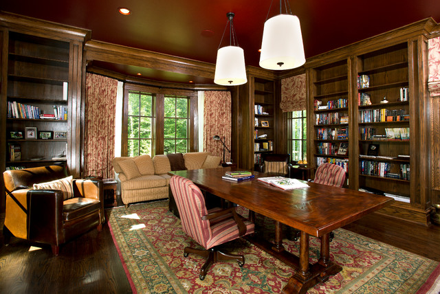 Country Home traditional-home-office