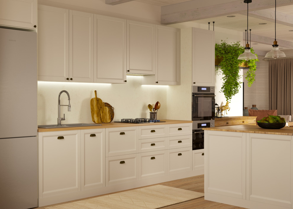 Кухня в загородном доме