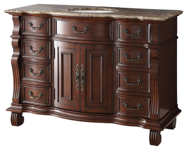 50" Old World Design Hopkinton Bathroom Sink Vanity