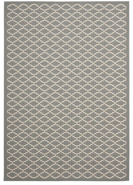 Safavieh Courtyard Cy6919 246 Anthracite Beige Rug 8 X 11 2