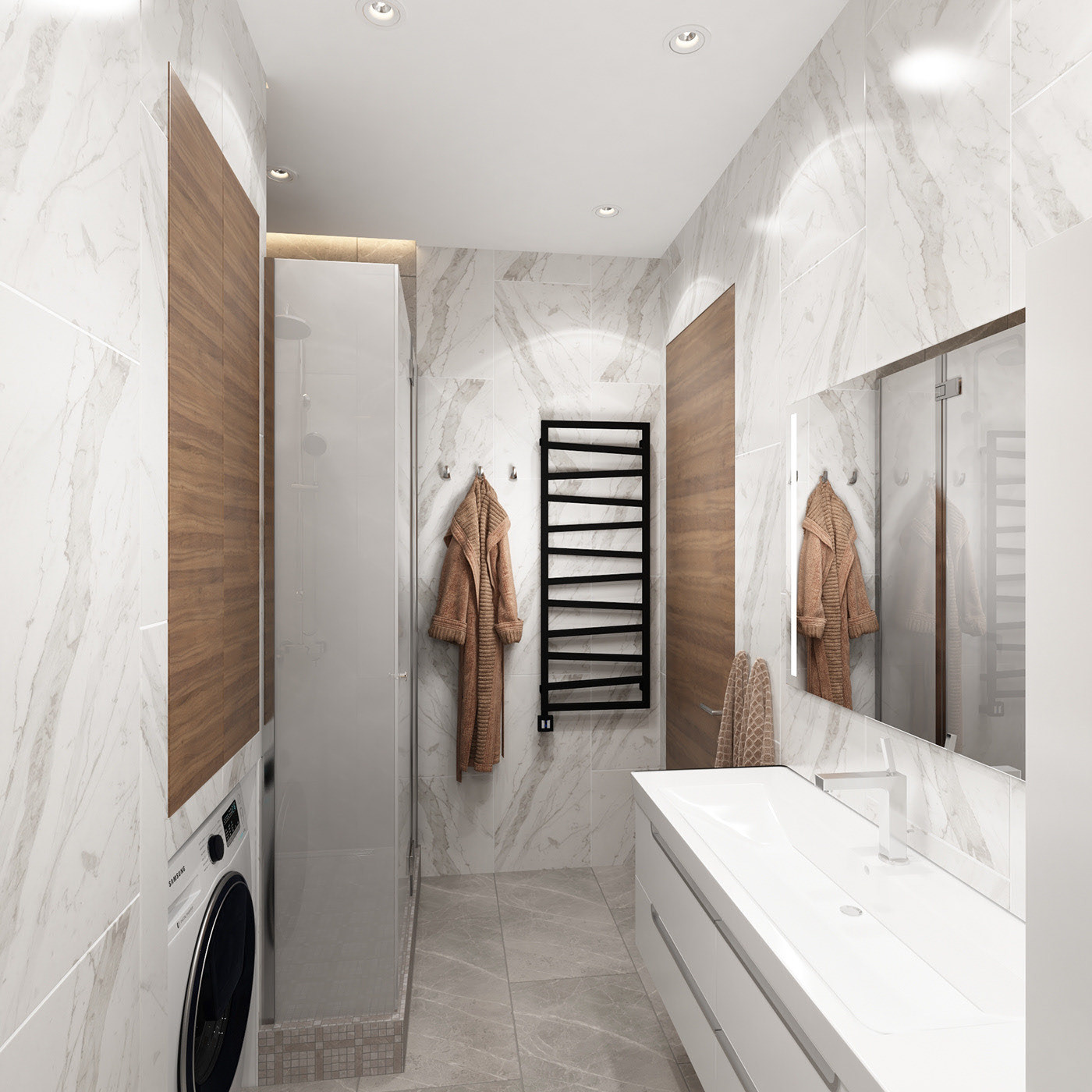 Квартира ЖК Достояние 100 м2 (Современный стиль)