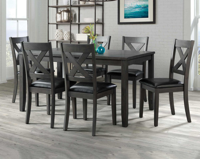 Alex Grey 7 piece Counter Height Dining Set Dining Room Columbus