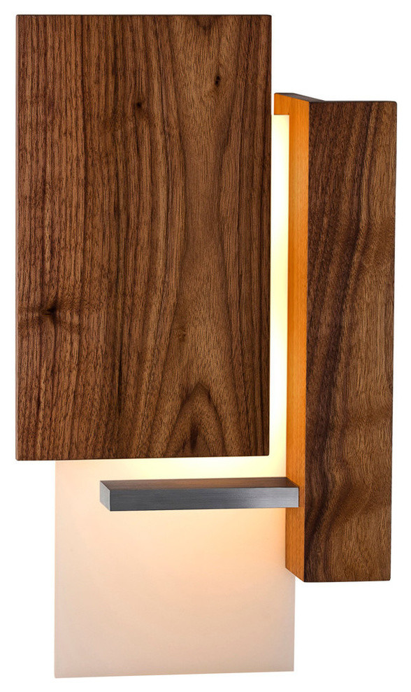 Vesper - LED Wall Sconce, Wood: Oiled Walnut