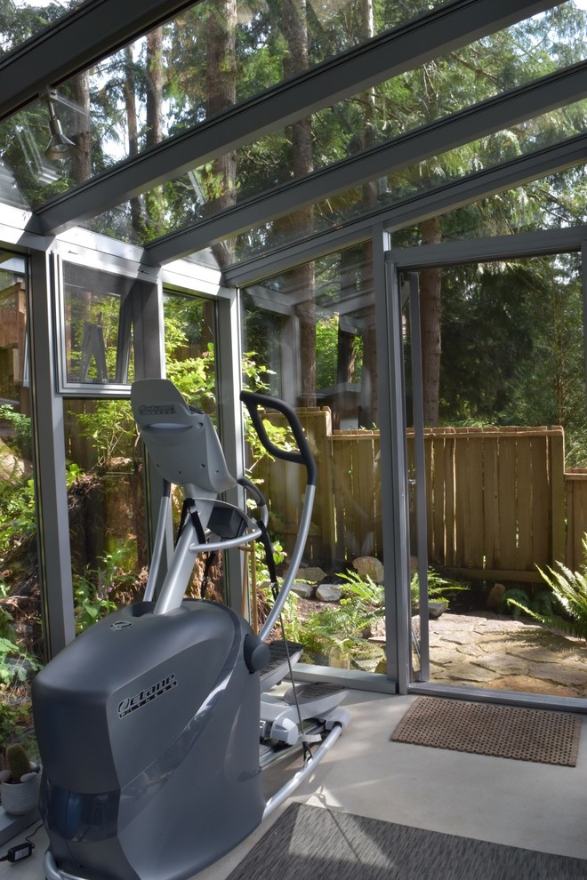 Contemporary Outdoor Gym Modern Home Gym Vancouver