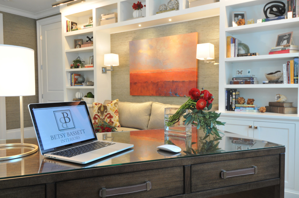 Waban Street - Transitional - Home Office - Boston - by Betsy Bassett ...