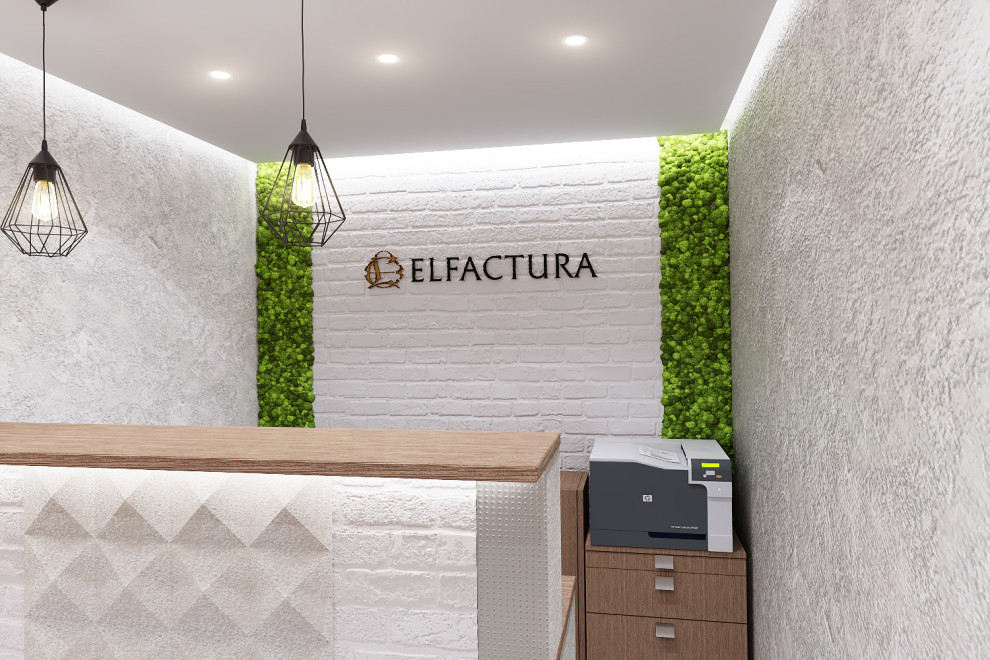 Проект салона по продажам декоративных материалов Elfactura