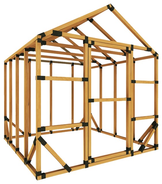 8x8 Standard Storage Shed Kit - Sheds - by E-Z Frame 