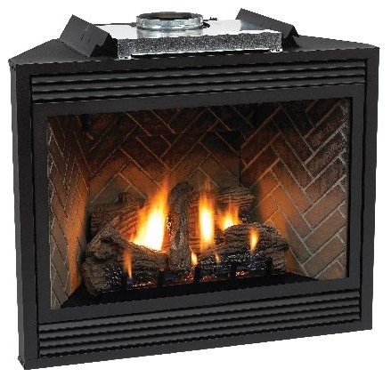 Premium 36" Direct-Vent Liquid Propane  Multi-Function Control Fireplace