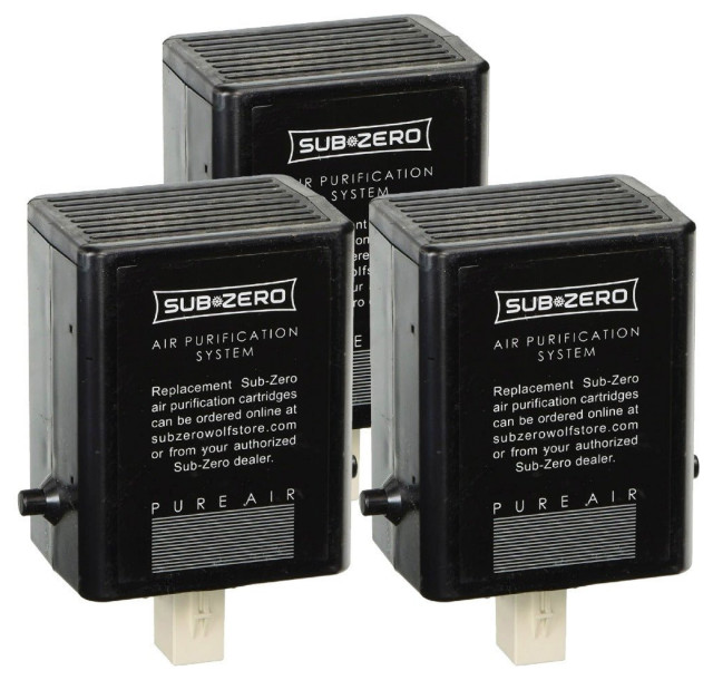3 Pack SubZero 7007067 7042798 Refrigerator Air Purification Cartridge