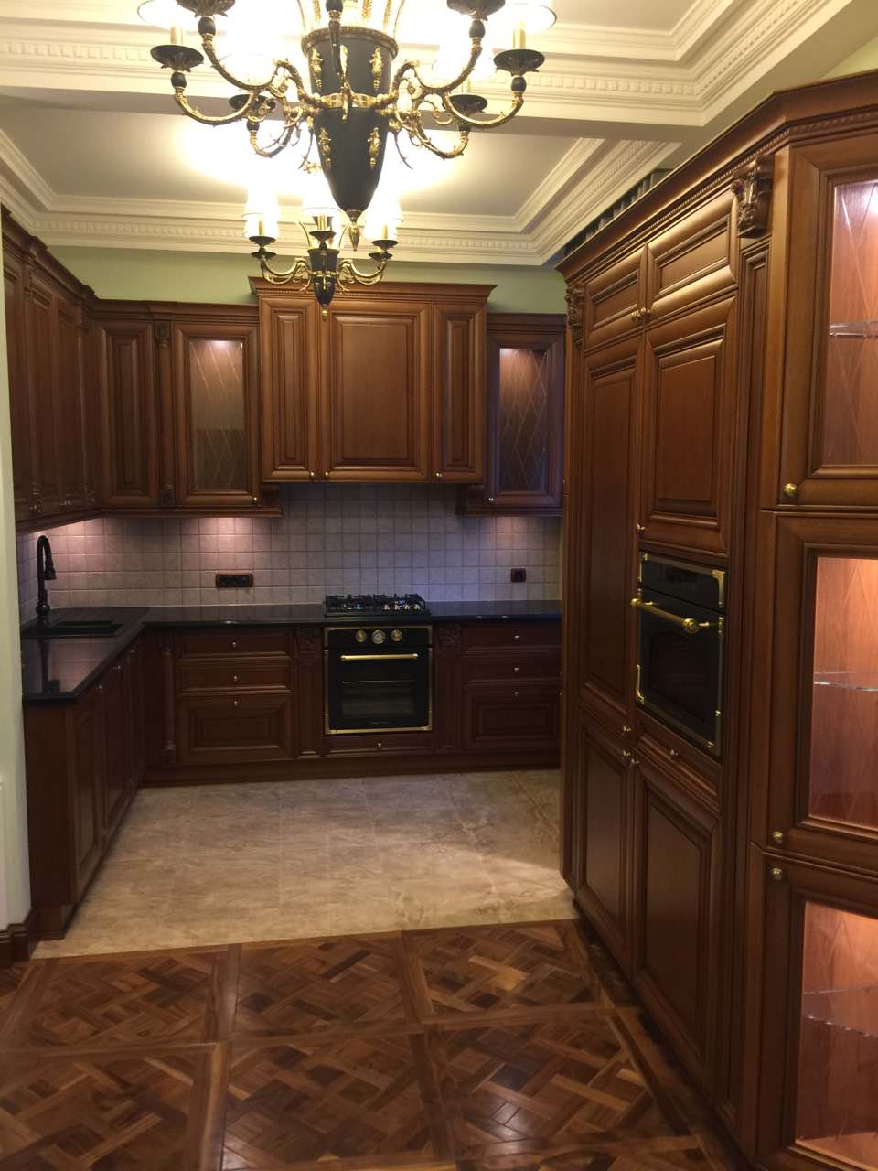 Проект кухни в классическом стиле