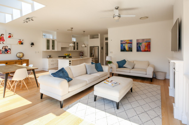 Beachside Retreat maritim-vardagsrum