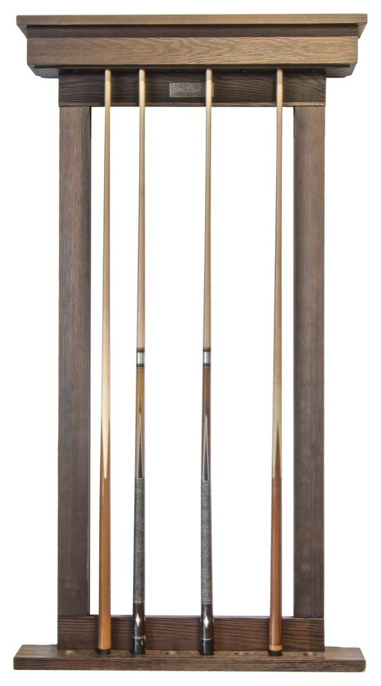 Isaac Pool Table Wall Rack Transitional Game Table Accessories by