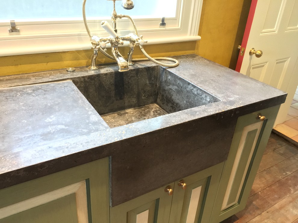 Kensal Green Seamless Polished Concrete Worktop With Integral