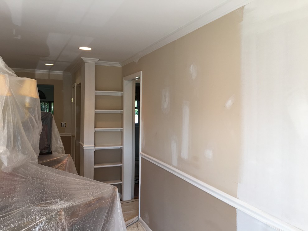 Fresh coat of Paint on Dining room walls