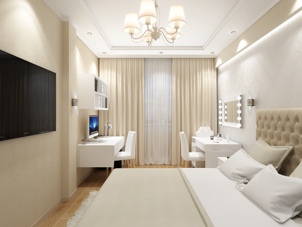 Спальная комната в классическом стиле