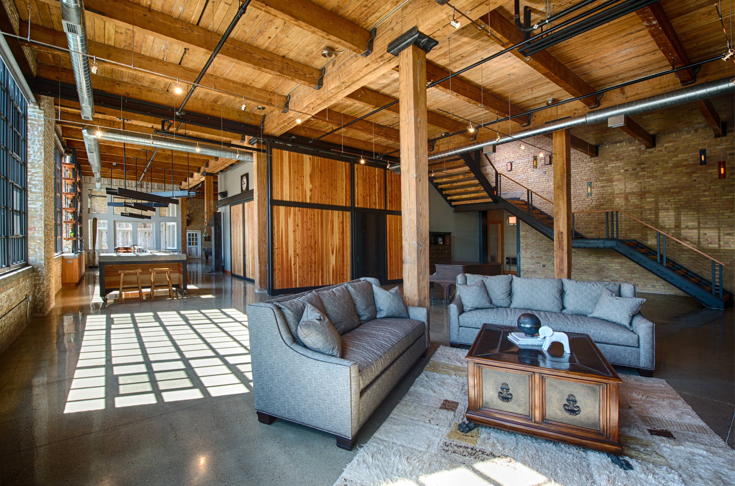 Houzz Tour: A Commercial Laundry Gets Recycled Into a Dramatic Home