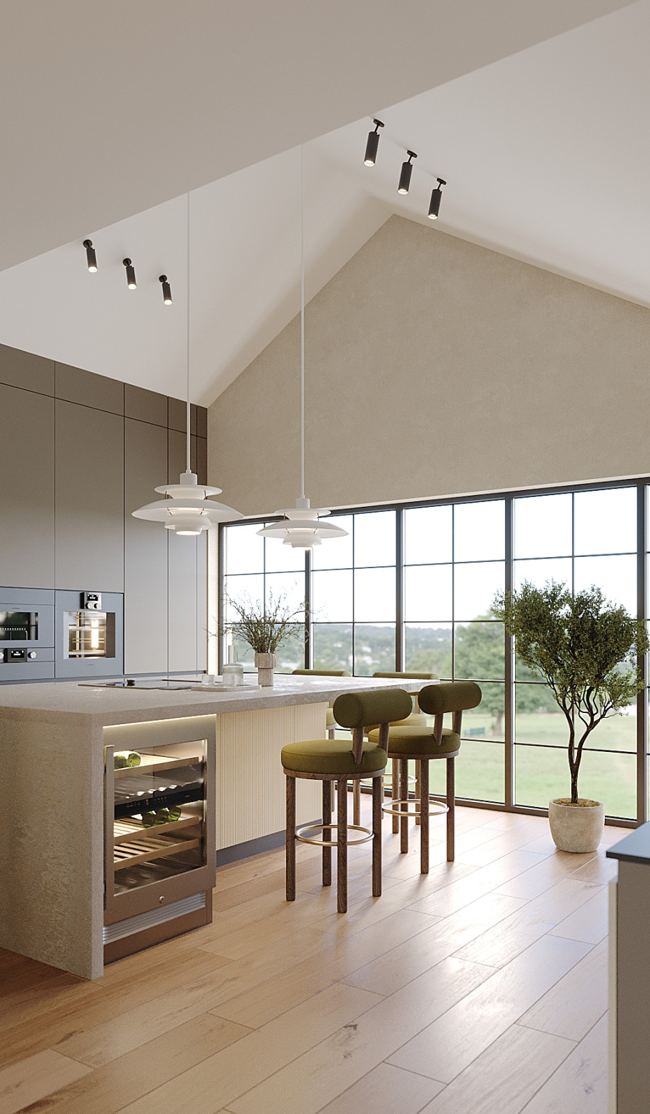 Дизайн-проект загородного дома в пригороде Лондона