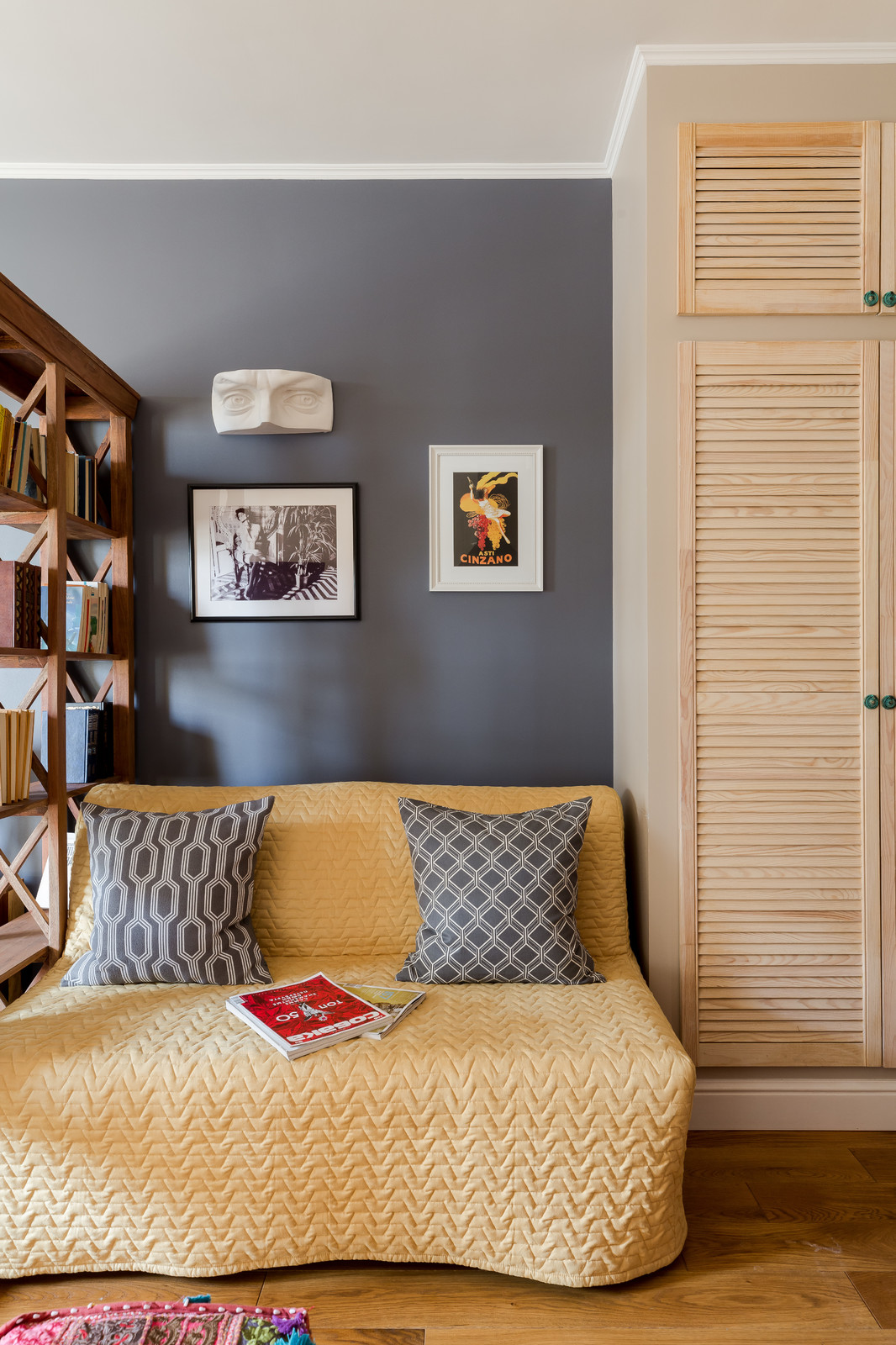 Яркая квартира-студия по проекту Аллы Сеничевой