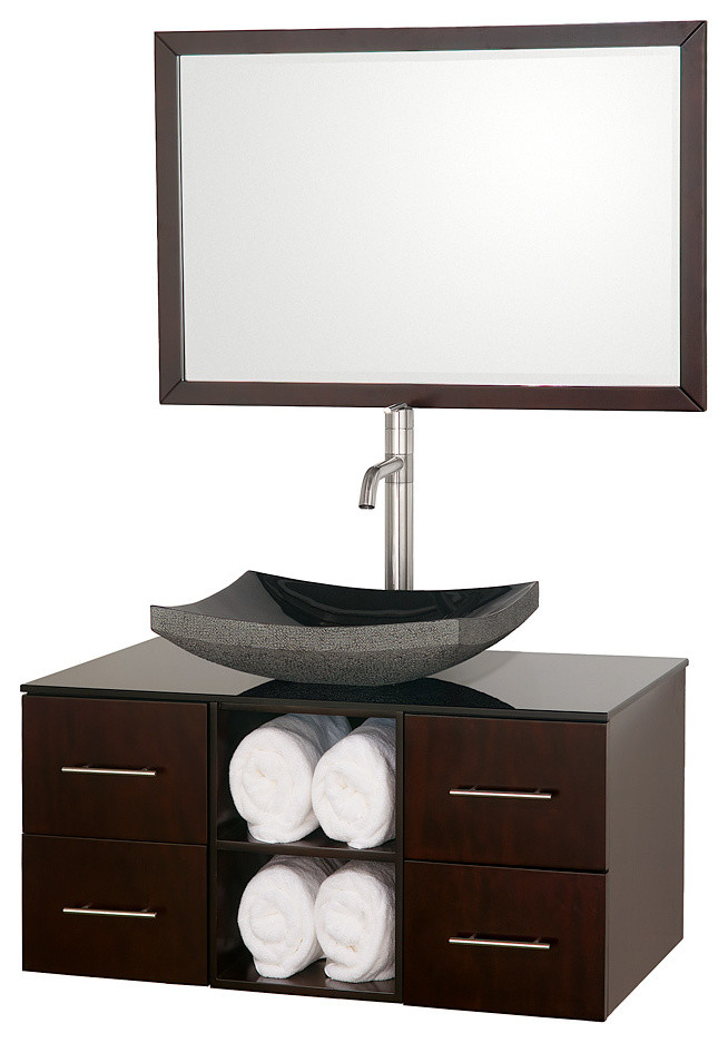 Abba 36" Bathroom Vanity Set - Espresso