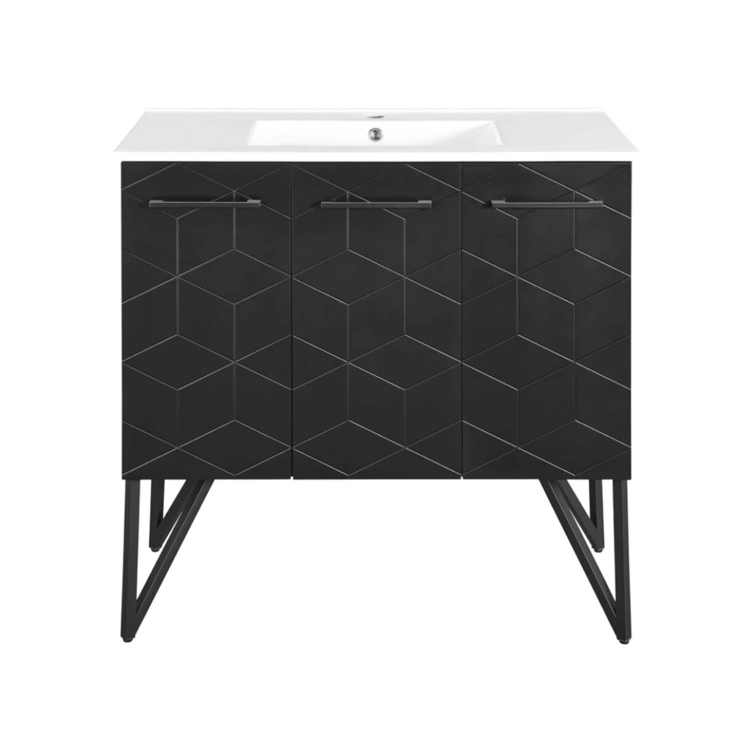 Annecy 36" Bathroom Vanity in Phantom Black (SM-BV261B)