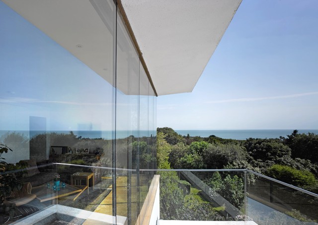 Cliff House contemporary-fasad