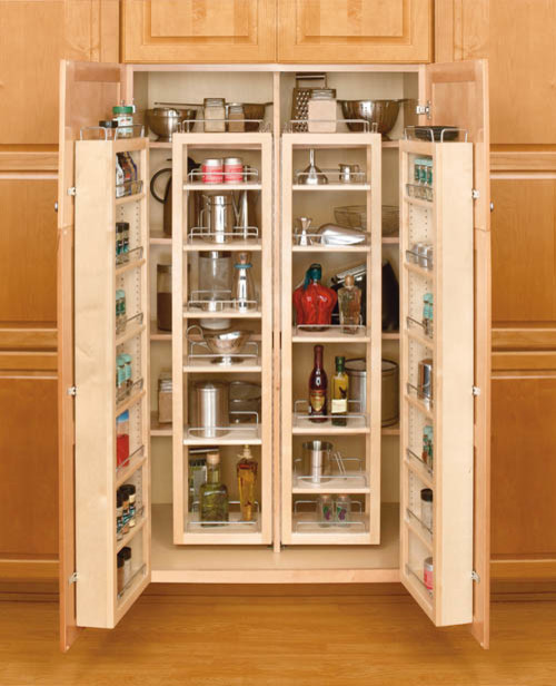 Rev-A-Shelf 4WP18-51-KIT 4WP Series 51" Tall Swing Out Pantry - Natural
