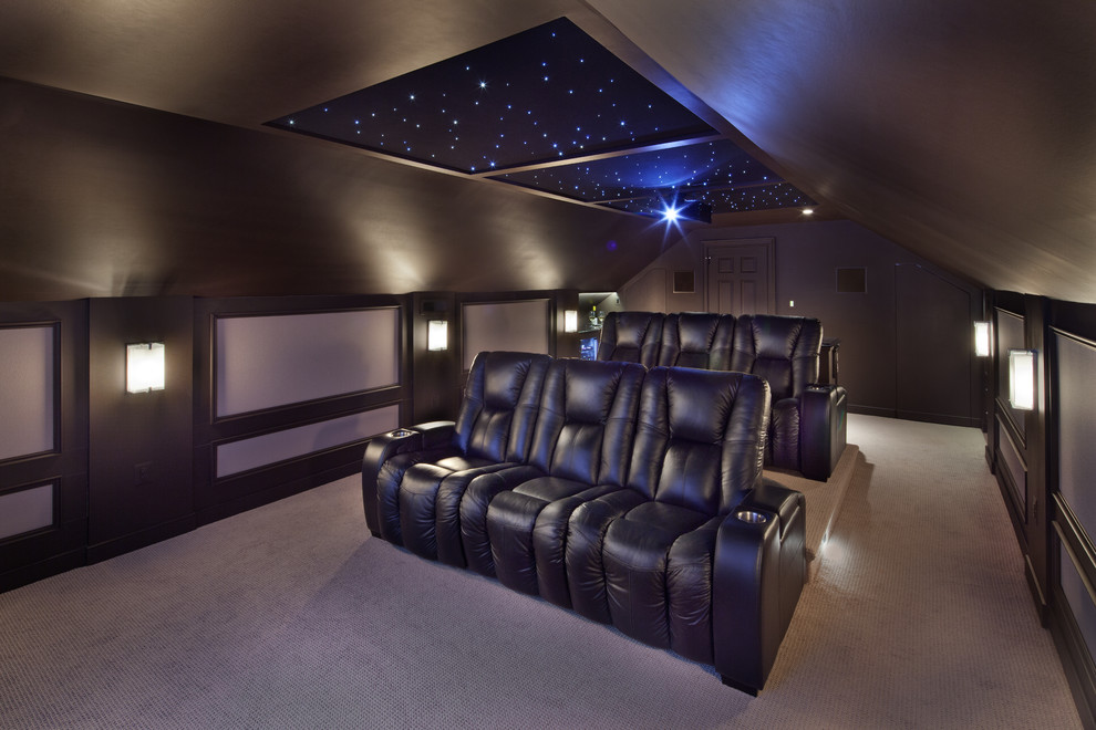 Entertain McLean - Transitional - Home Theater - DC Metro - by Anthony ...
