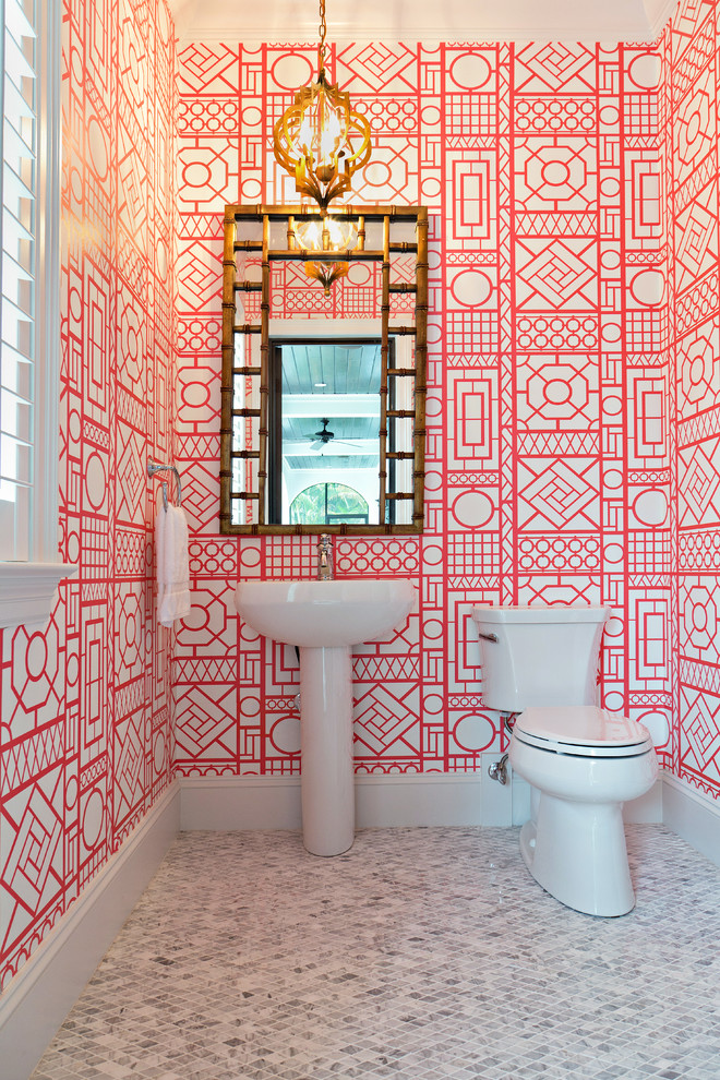Vintage Palm Beach - Eclectic - Powder Room - Miami - by Joy R. Dabill ...
