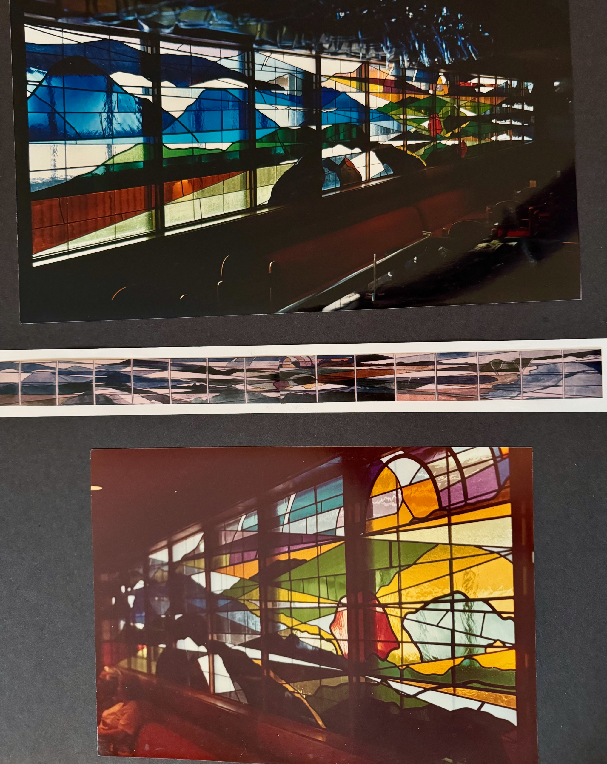 Mural: Stained Glass- Raleigh Durham Airport, North Carolina