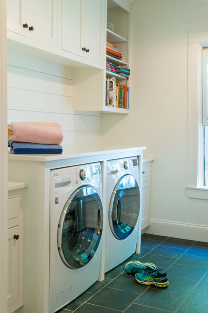Dockside, New England beach-style-laundry-room