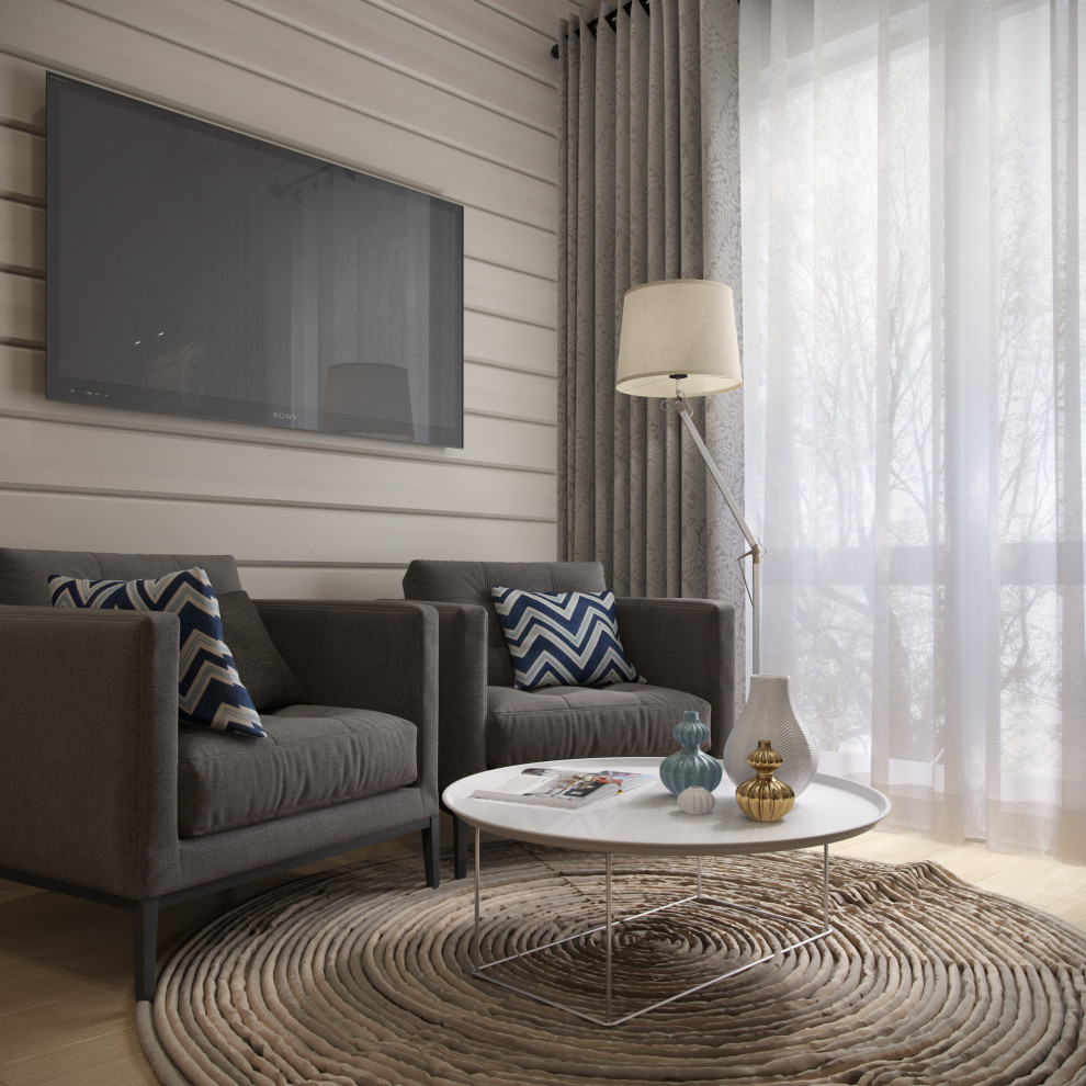 Загородный дом из клееного бруса