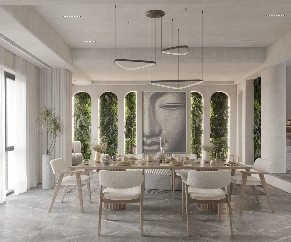 Проект гостиной в бохо стиле