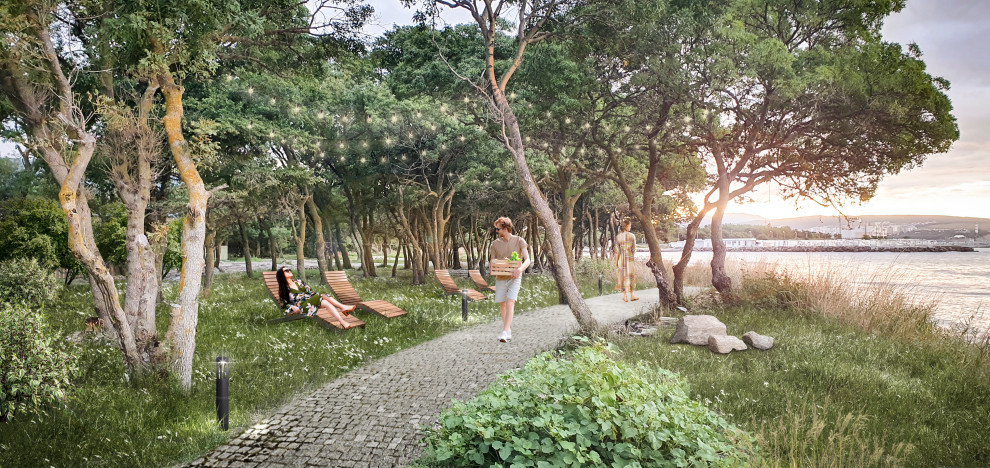 Фор-эскиз прибрежной территории Геленджике