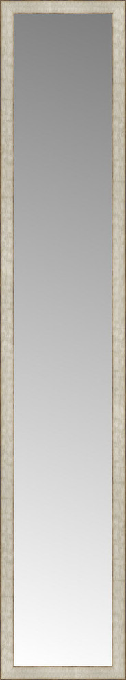 15"x78" Custom Framed Mirror, Silver Gold