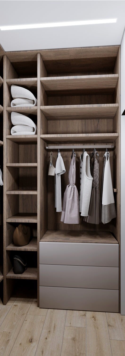 ЖК ЗилАрт дизайн интерьера для семьи из двух человек.