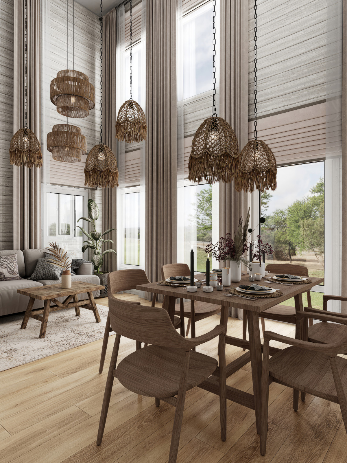 Загородный дом в духе о. Бали