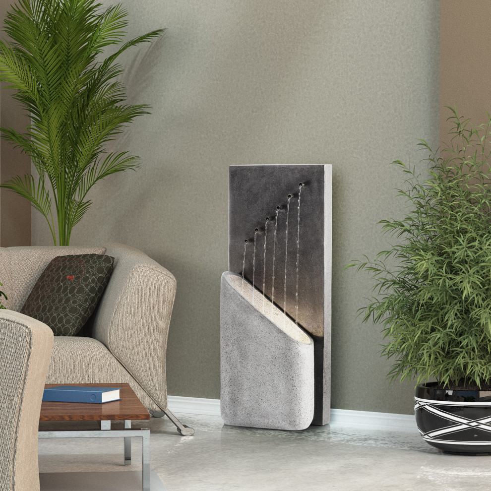 Alpine Infinity Calming Floor Fountain, 40"