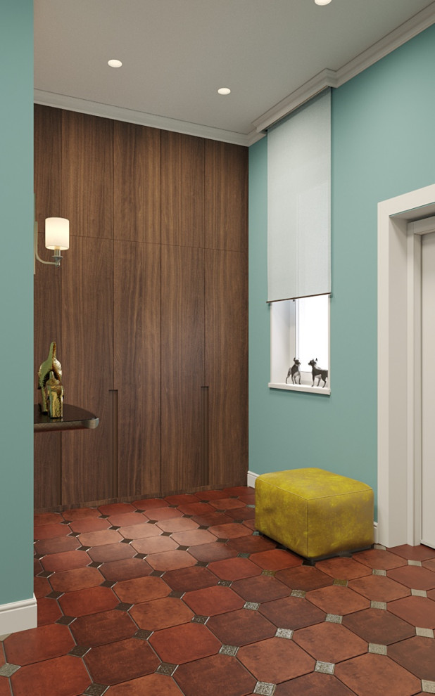 Прихожая в загородном доме г.Реж