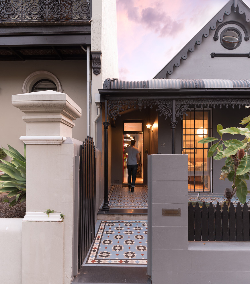 This is an example of a traditional verandah in Sydney.