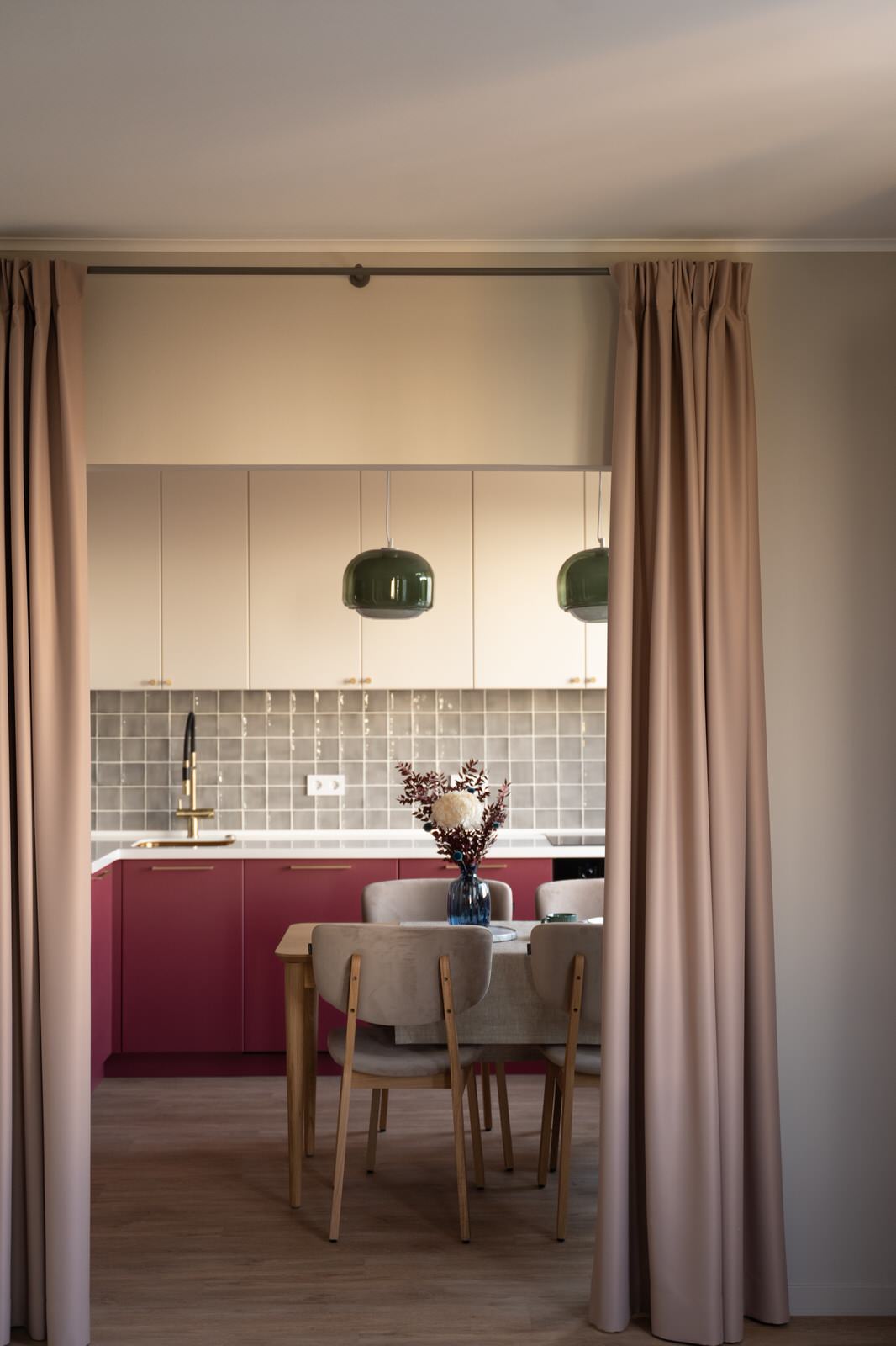 Ягодная кухня в ЖК Лучи