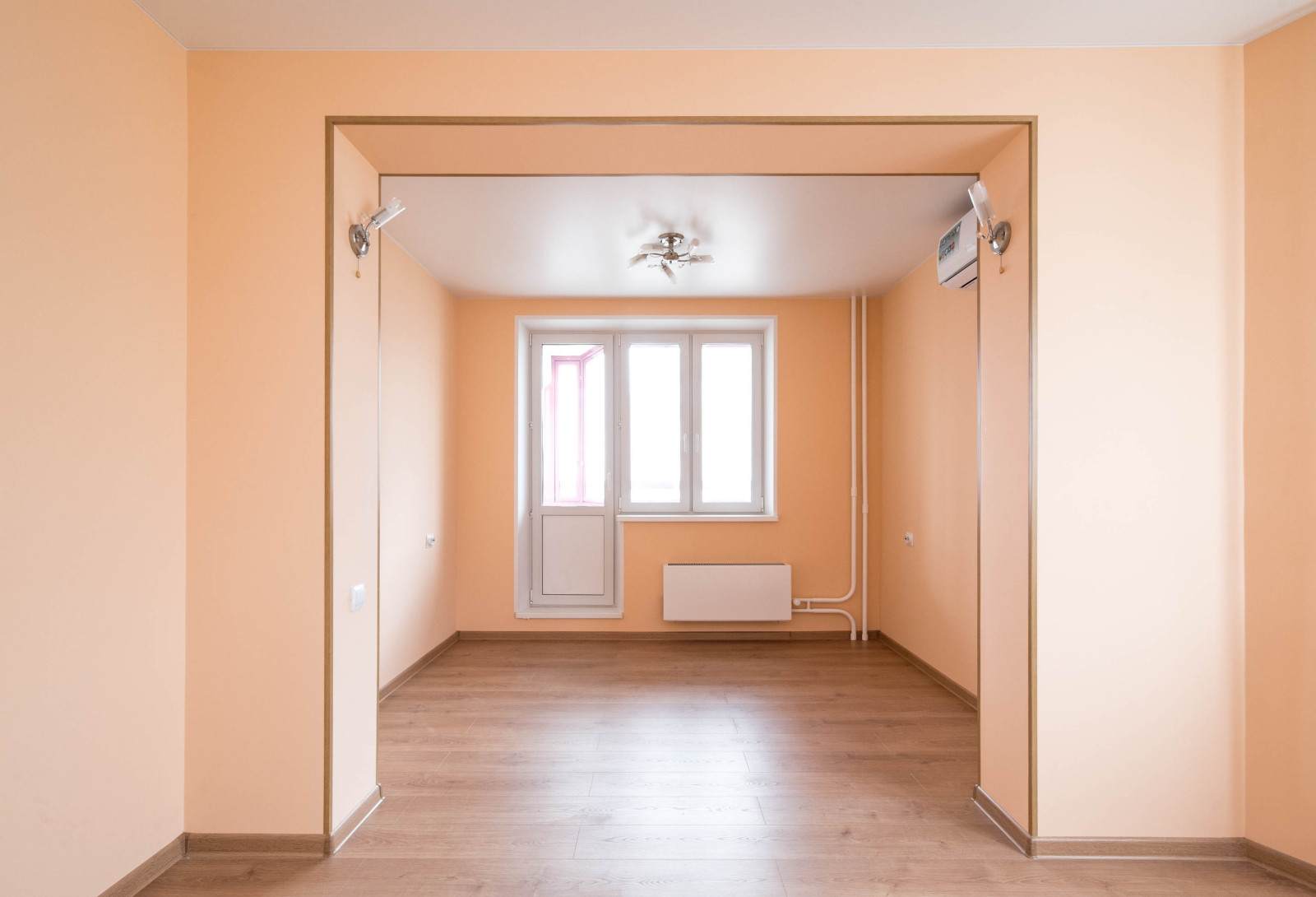 Ремонт комнаты 1 в двухкомнатной квартире 2