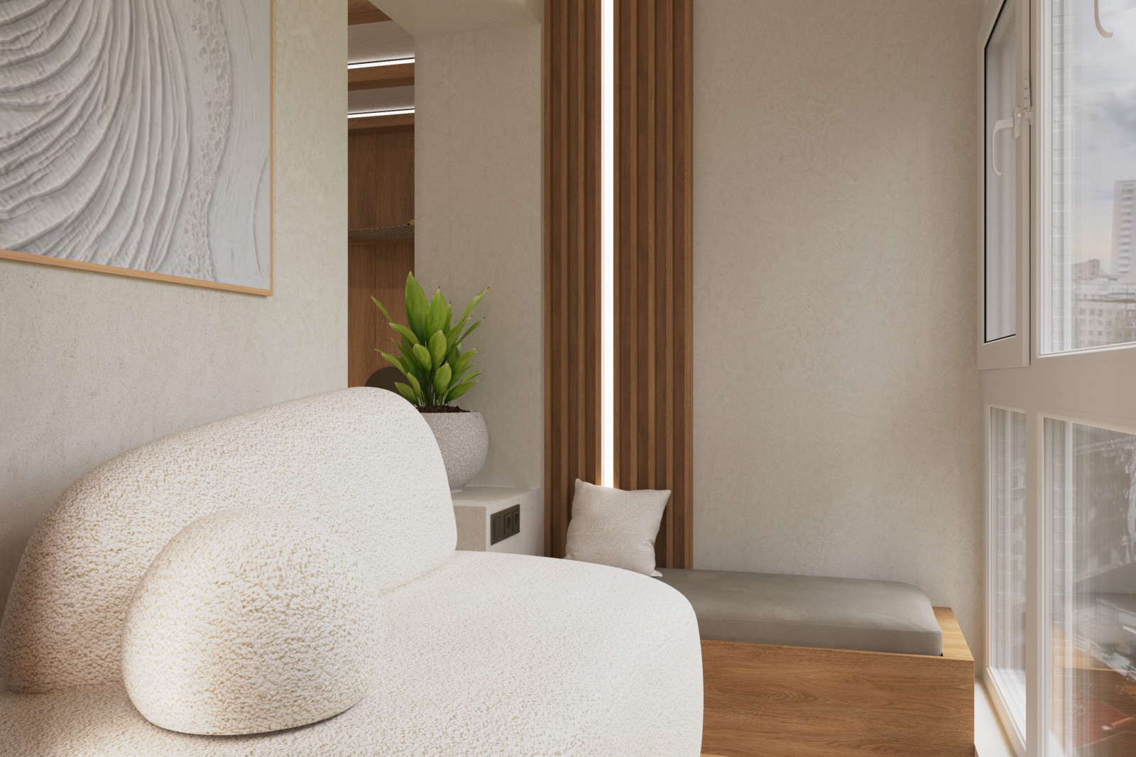 Проект квартиры в Москве, джапанди