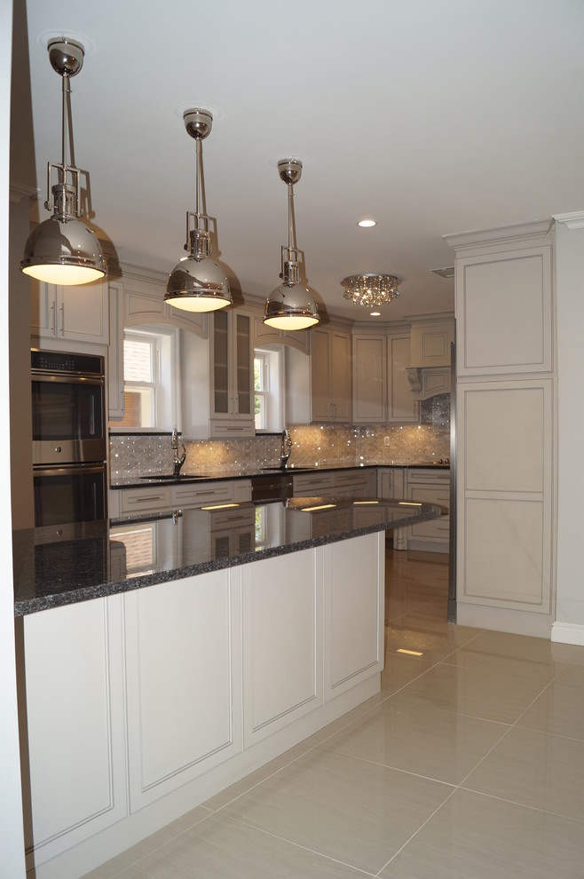 Transitional kitchen photo in New York