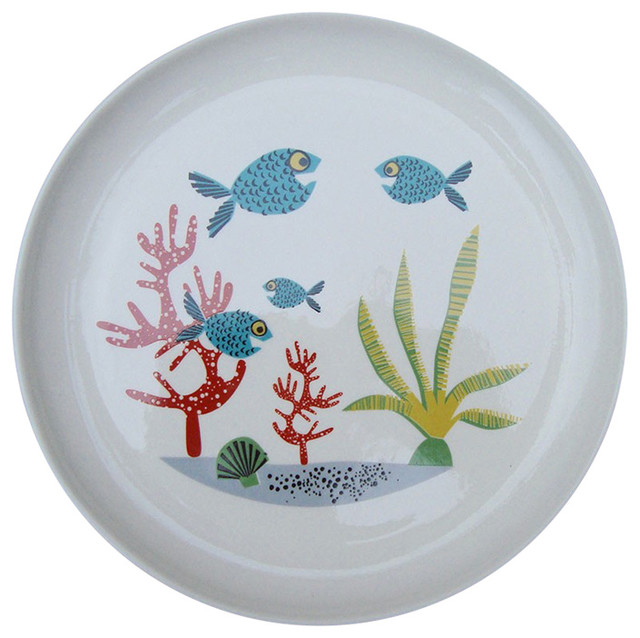 Fish Side Plate, 4 Fishes