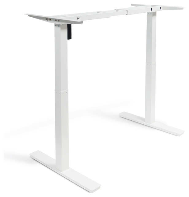 Standing Desk Frame With Electric Adjule Height White